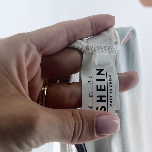 Marble Y2K White Multicolor Sleeveless Tube Top Size Small - Picture 3 of 3